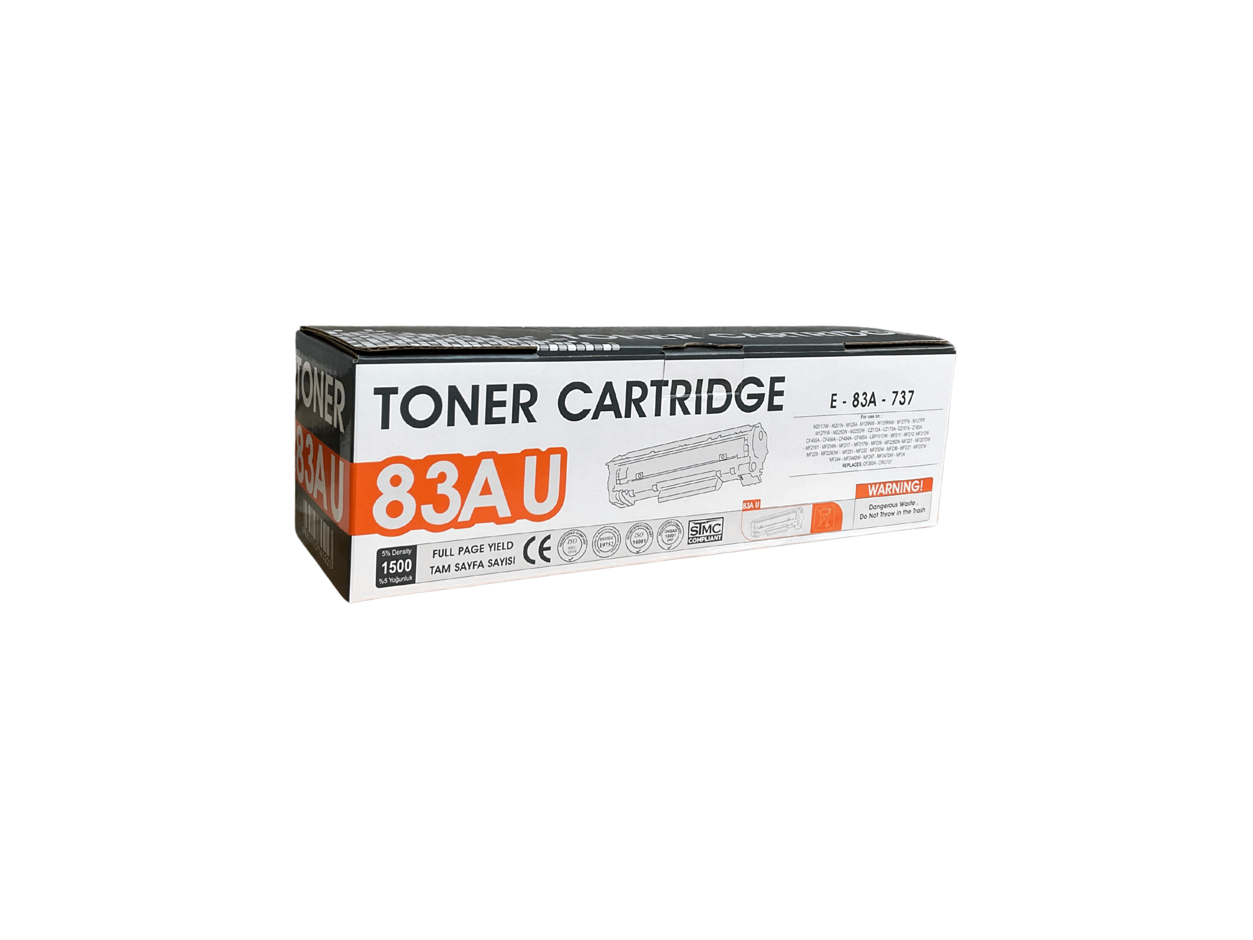 EToner Hp E 83AU - CRG737-CF283A Laser Toner  1,5K