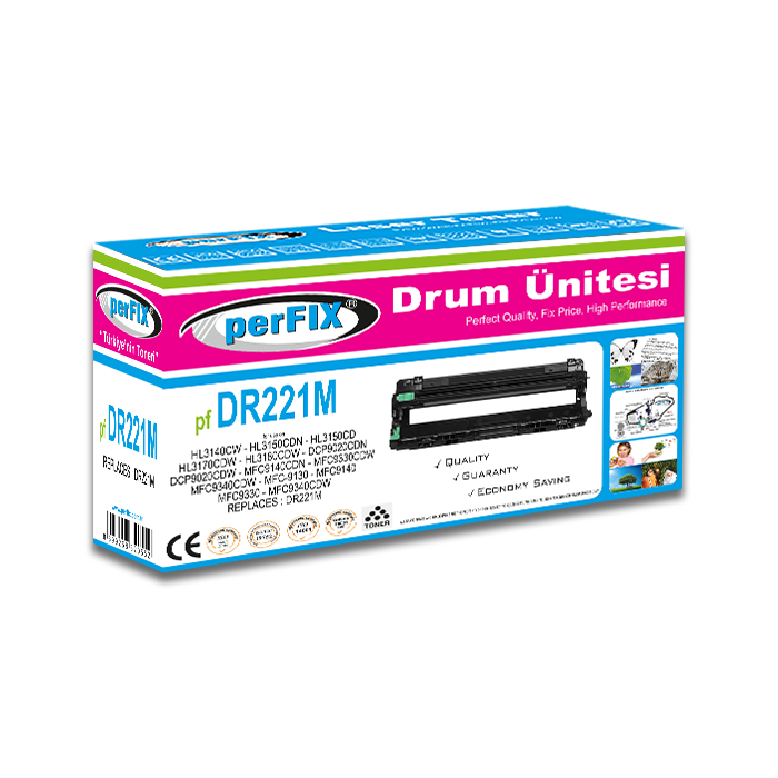 PFX DRUM ÜNİT DR221 - DR241 - DR261  KIRMIZI 15k