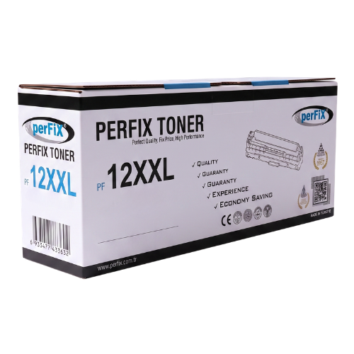 PFX Hp 2612XXL - Yüksek Kapasite Laser Toner 3,8K
