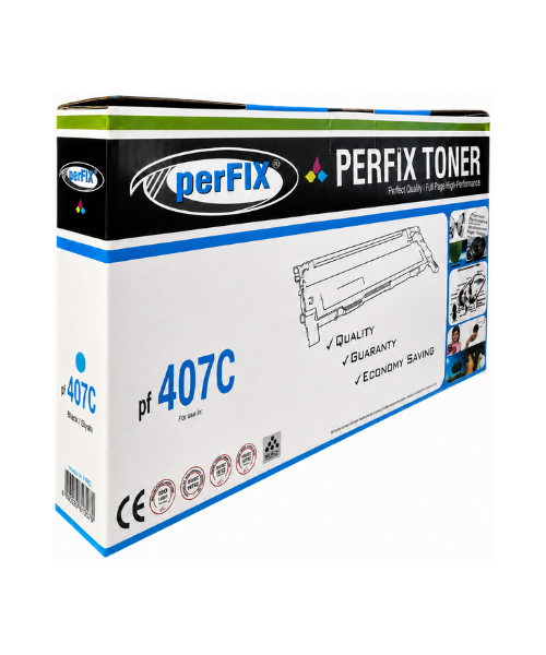 PFX Samsung MLT407C- CLT-C407 Mavi Laser Toner 1K