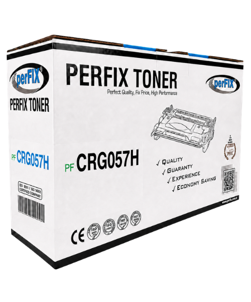 PFX Canon CRG057H Chipli Yüksek Kapasite 10K Laser Toner