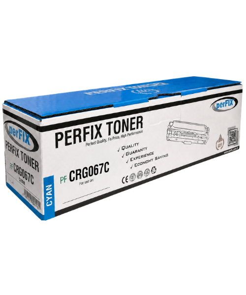 PFX Canon CRG067C CRG054 Chipli Mavi Laser Toner 1,25K