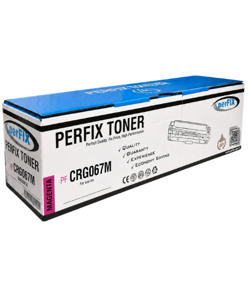 PFX Canon CRG067M CRG054 Chipli Kırmızı Laser Toner 1,25K