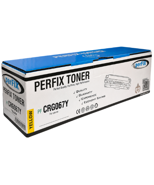 PFX Canon CRG067Y CRG054 Chipli Sarı Laser Toner 1,25K