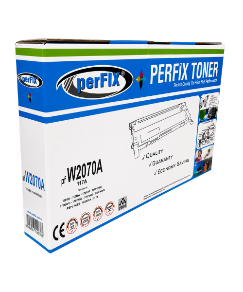PFX Hp W2070A W2090A Chipli Siyah   117A - 119A Laser Toner 1K
