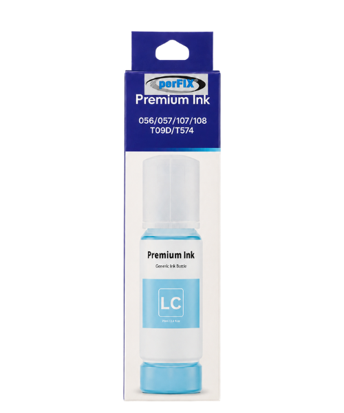 perFIX PF T108  Lıght Mavi Şişeli Mürekkep