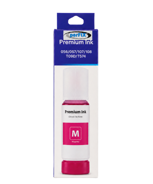perFIX PF T108  Kırmızı Şişeli Mürekkep