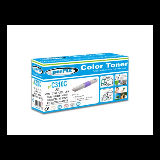 PFX PF Oki C310 MAVİ C330-C331-C510-C511-C530-C530-C531 2K