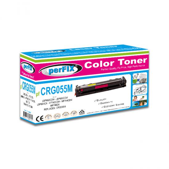 PFX PF CRG055M Chipsiz KIRMIZI TONER 2,1K