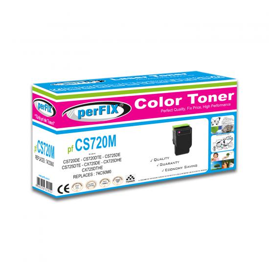 perFIX PF CS720 - CS725 - CX725   KIRMIZI TONER 7k
