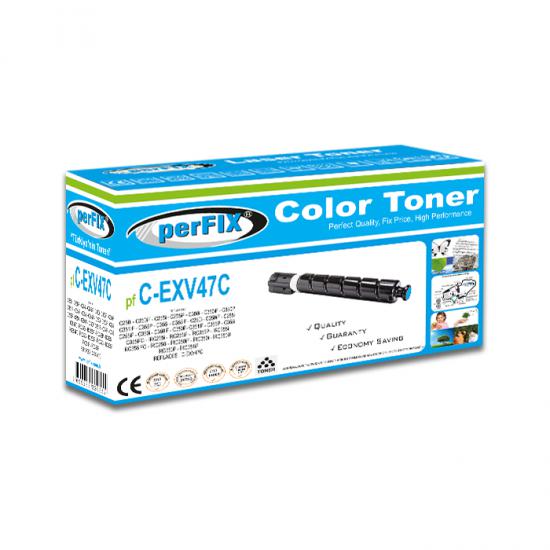 PFX PF EXV-47 IR-C250İ MAVİ TONER