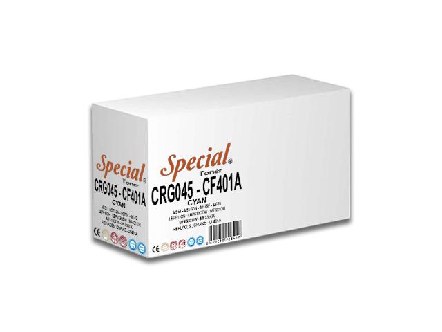 SPECIAL CF401A CRG045C  MAVİ 201A TONER 1,4K
