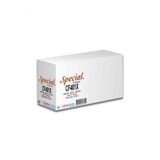 SPECIAL TONER CF401X CRG045HC MAVİ 201X YÜKSEK KAPASİTE 2,3K