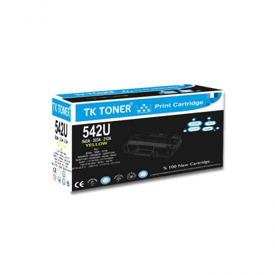 TK TONER 542U SARI RENKLİ ÜNİVERSAL CF212A-CB542A-CE322A 1,8K